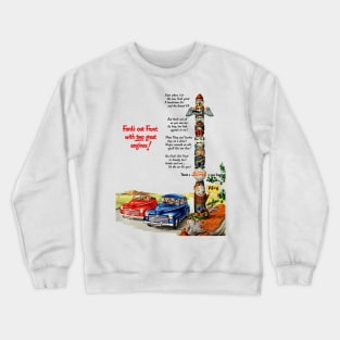 FORD V8 - advert Crewneck Sweatshirt